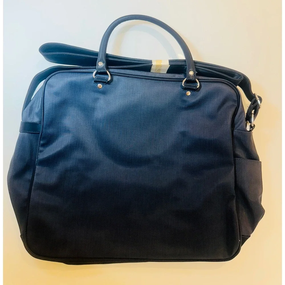 Cerruti Image Black Travel Bag Weekender Duffel Shoulder Strap NWT 1171001